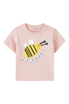 Kids Bee-Print Cotton T-shirt